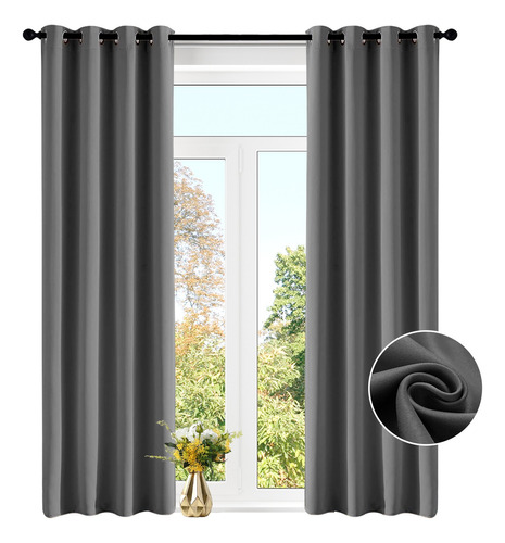 2pzs Cortina Black Out Persianas Decoracion De Salas 132x214