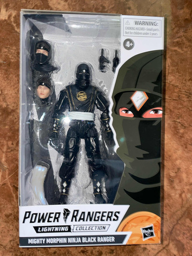 Power Rangers Lightning Collectio Ninja Black Ranger