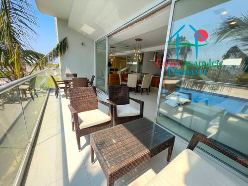 Cad Aura D 102. 3 Terrazas, Vista A Las Áreas Comunes. Con Club De Playa