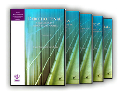 Serie Estudios Clásicos Del Derecho Penal. V Tomos, De Luis Jiménez De Asúa. Serie 8380865, Vol. 1. Editorial Promolibro, Tapa Blanda, Edición 2005 En Español, 2005