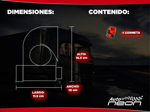 Imagen 6 de 8 de Corneta Bocina Claxon Tren Alta Potencia