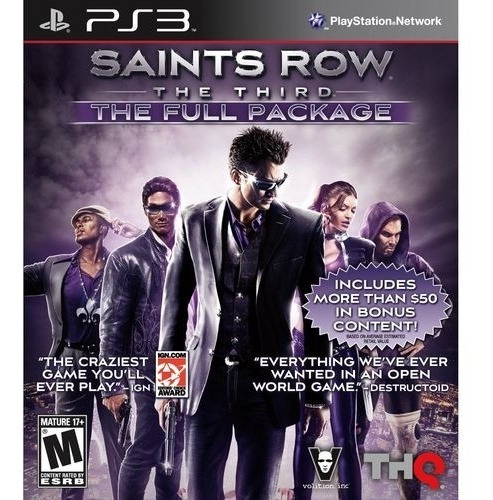 Saints Row The Third The Full Package Ps3 Física Lacrado