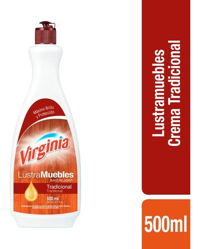 Virginia Lustramuebles Crema Tradicional 500 Ml