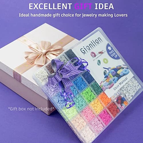 Kit Cuentas De Arcilla Para Hacer Pulseras 24 Colores