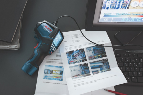 Medidor Bosch Temperatura Y Humedad Laser Gis 1000 C