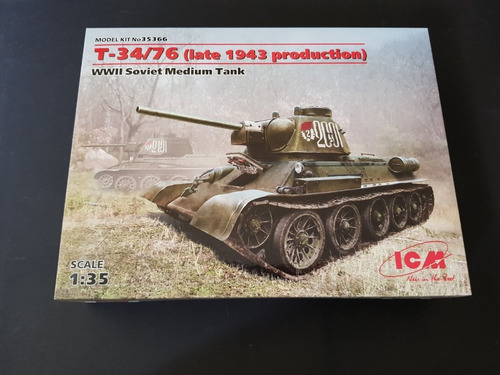 Icm 35366 T-34/76 Wwii Soviet Tank 1:35 Milouhobbies