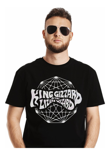 Polera King Gizzard And The Lizard Wiz Logo Rock Abominatron