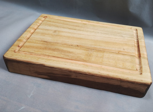 Tabla Picar Rustica Madera Para Picnic Campo Acampar
