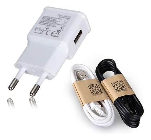 Cargador Usb Con Cable V8 2.0a Carga Rapida 1hora Eu064
