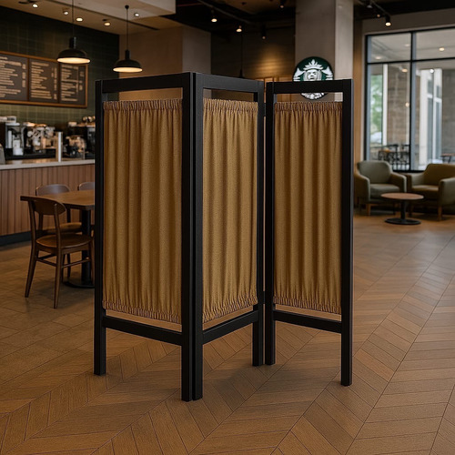 Biombos Decorativos Baratos Madera Madera Negro Marrón Claro