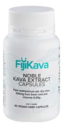 Fijikava Pure Noble Kava Extracto 60 Caps,