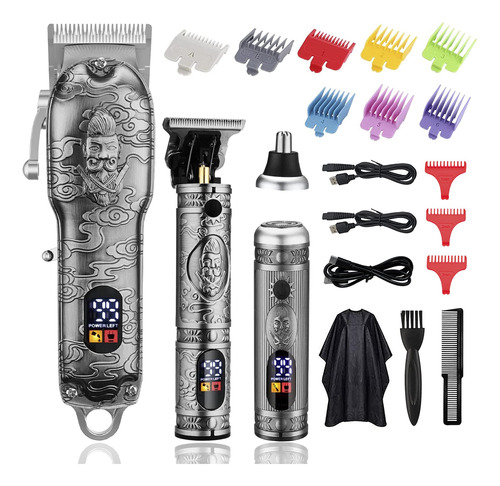 Soonsell Hair Clippers For Man T-blade Trimmer Nariz Timmer 