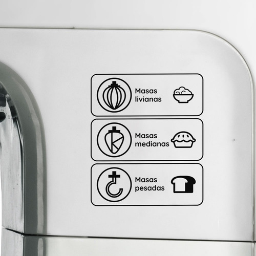 Imagen 5 de 8 de Batidora Planetaria Con Bowl Ken Brown Kh-800 800w 4.5lts