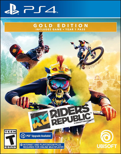 Edición Dorada De Riders Republic Para Playstation 4 Con Act