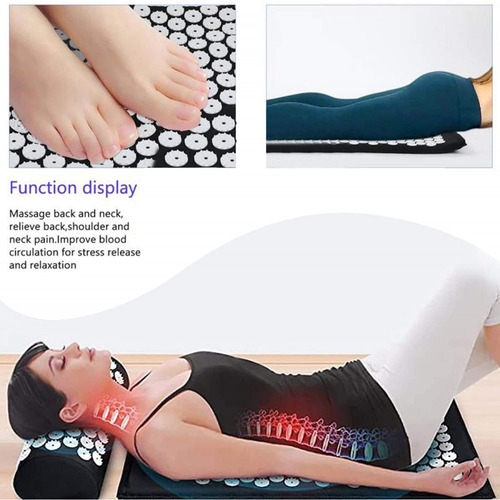 Imagen 5 de 6 de Manta Tapete Yoga Acupresion Terapia Anti Stress Ejercicio !