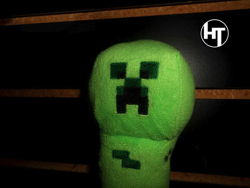 Imagen 2 de 4 de Minecraft, Crepper, Peluche, Jazware Toys, 8 Pulgadas