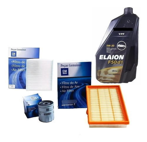 Kit Filtros Onix Prisma Spin Con Aceite Sintetico Ypf