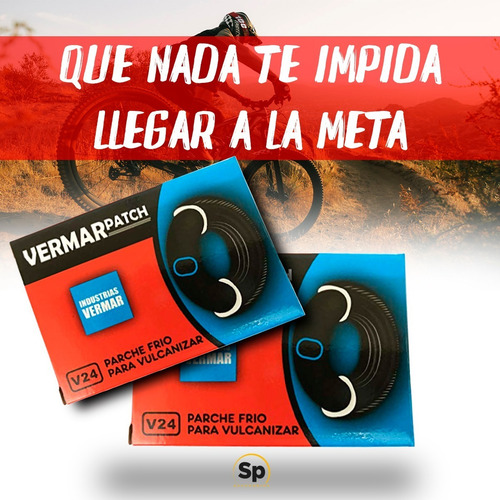 Imagen 4 de 4 de Parches Para Bicicleta Parcha Llantas Dos Cajas