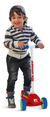 Skatenet Iniciante Vermelho Bandeirantes Vermelho Skatenet