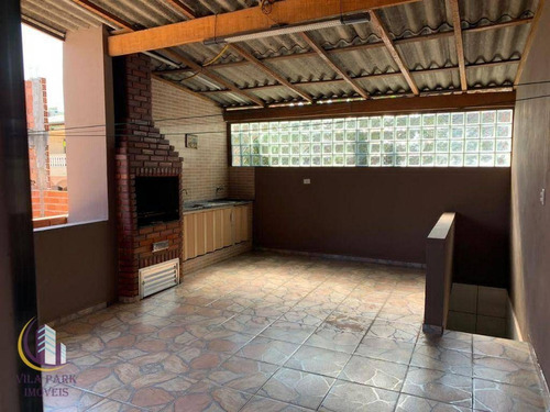 Imagem 2 de 16 de Sobrado Com 3 Dormitórios Sendo 1 Suíte, Churrasqueira, 2 Vagas Com Portão Automatizado - Vila Da Oportunidade - Carapicuíba/sp - So0622