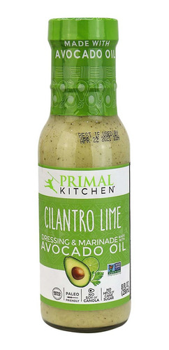 Primal Kitchen Cilantro Lime Lima Cilantro 236ml