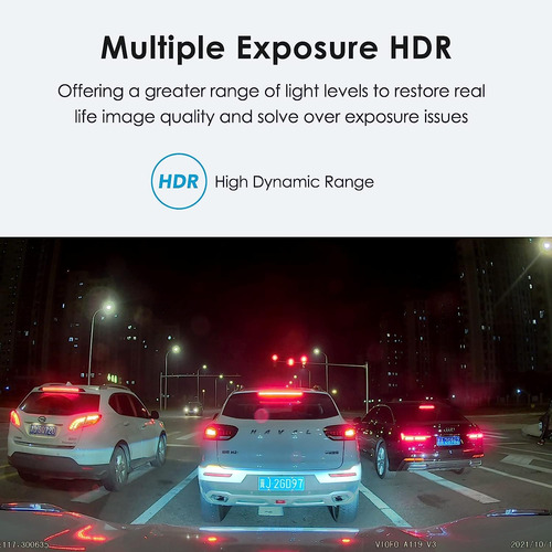 Dash Cam Viofo A119, Con Gps, Visión Nocturna, Hdr, 1440p