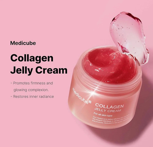 Medicube Collagen Jelly Cream-50ml Com Niacinamida E Colágen Todo Tipo De Pele Dia/noite