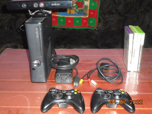 Microsoft Xbox 360 Slim+kinect/b250gb/standard/matte Black.