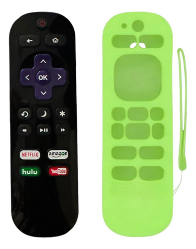Control Compatible Con Roku Tv Sanyo Rca Onn Jvc Mas Funda