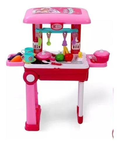 Set De Cocina Maleta 2 En 1 Juguete Infantil Niños