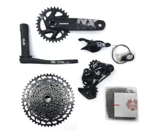 Transmisión Sram Eagle Nx 1 X 12 Nucleo Shimano 5 Componente