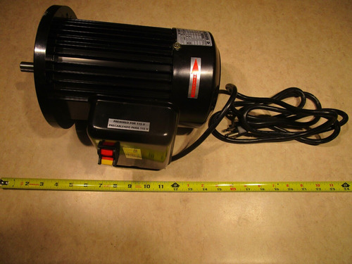 3aa22 Single Phase Induction Motor, 1-1/2 Hp, 115v, 3450 R