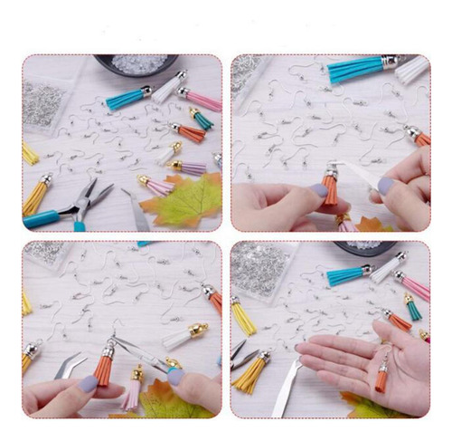 3600x Earring Making Kit Diy Handmade Silicone Earrings