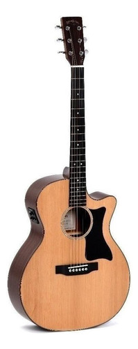 Guitarra Electroacústica Sigma St GMC-STE para diestros natural brillante
