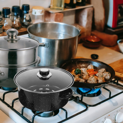 Sartén De Hierro Fundido Esmaltado Olla De Horno De Hierro F