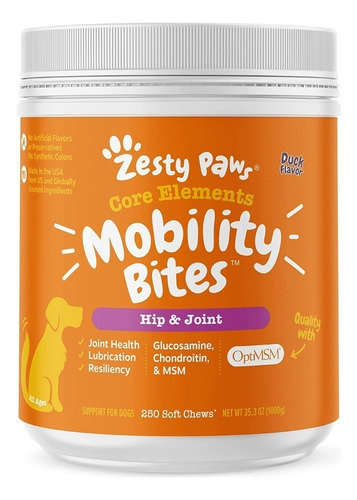 Zesty Paws Glucosamina Para Perros Hip & Joint Health