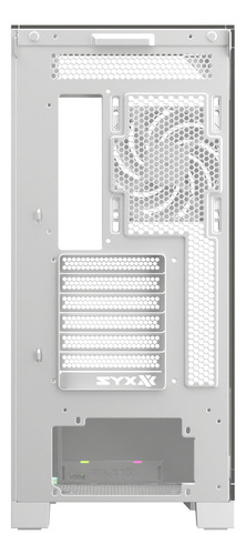 Gabinete Xyz Trifecta 2 Fans Argb Controller 3d Glass Usb C White