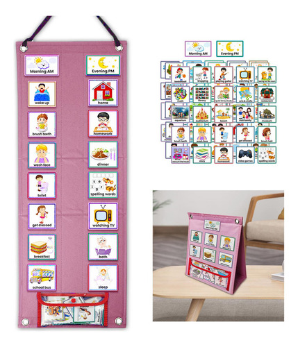 // Horario Visual Para Niños Tabla De Rutina De Tareas