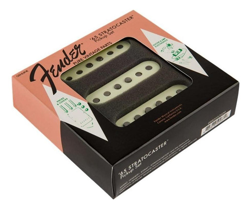 Fender, Set De 3 Pastillas Pure Vintage '65, Stratocaster