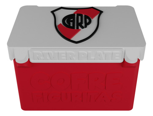 Caja Para Guardar Figuritas River Plate - Deckbox 3d