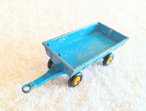 Hay Trailer, Lesney Matchbox, England, Llantas De Goma, E324