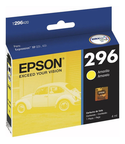 Cartucho Epson Amarillo Xp231/241/431/441 4ml Diginet