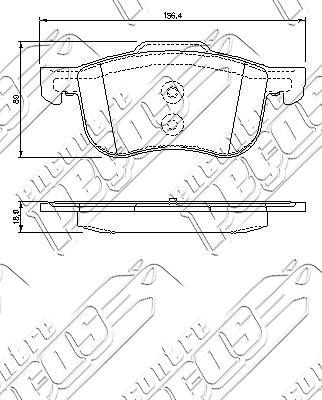 Pastilhas De Freio Diant. Volvo S60/v70 Ii/s80/xc70