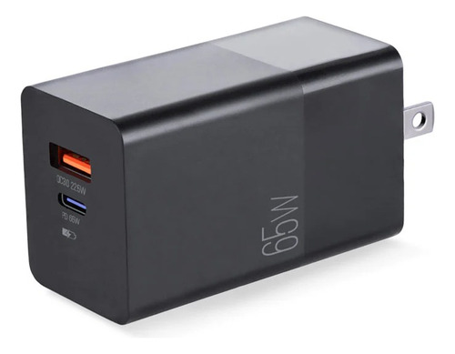 Cargador De Pared Volta P6 Ultra Rápido 65w Usb-c + Usb -a