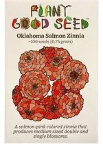 Comprar Plant Good Seed Semillas Orgánicas De Zinnia De Salmón De Ok