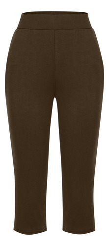 Pantalones Elegantes Y Elásticos Lisos Para Ropa De Mujer De