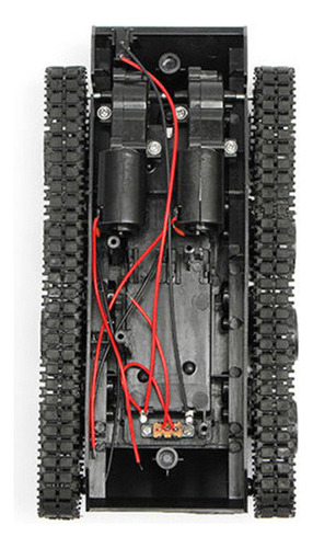 Kit De Chassi De Carro Yl Smart Robot Rubber Track Tank