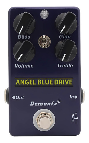 Pedal De Efecto Overdrive Demon Fx Angel Blue