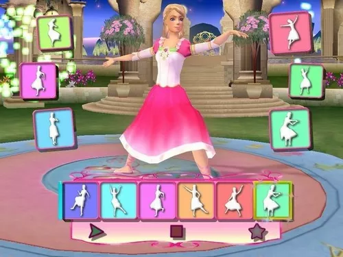 Jogo Barbie 12 Princesas Bailarinas Playstation 2