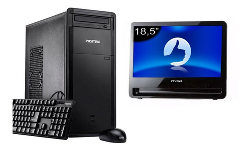 Kit Cpu Positivo D60 I3 4°geração 4gb 500hd Monitor 18